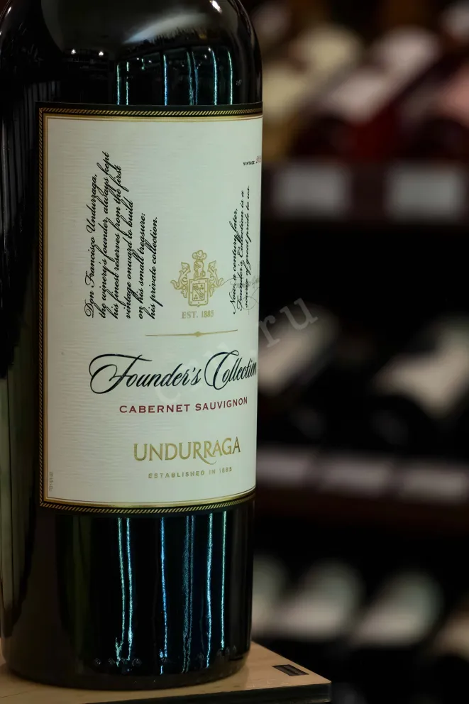 В магазине Крю Профи Undurraga Founder's Collection Cabernet Sauvignon DO 2021 0.75 л