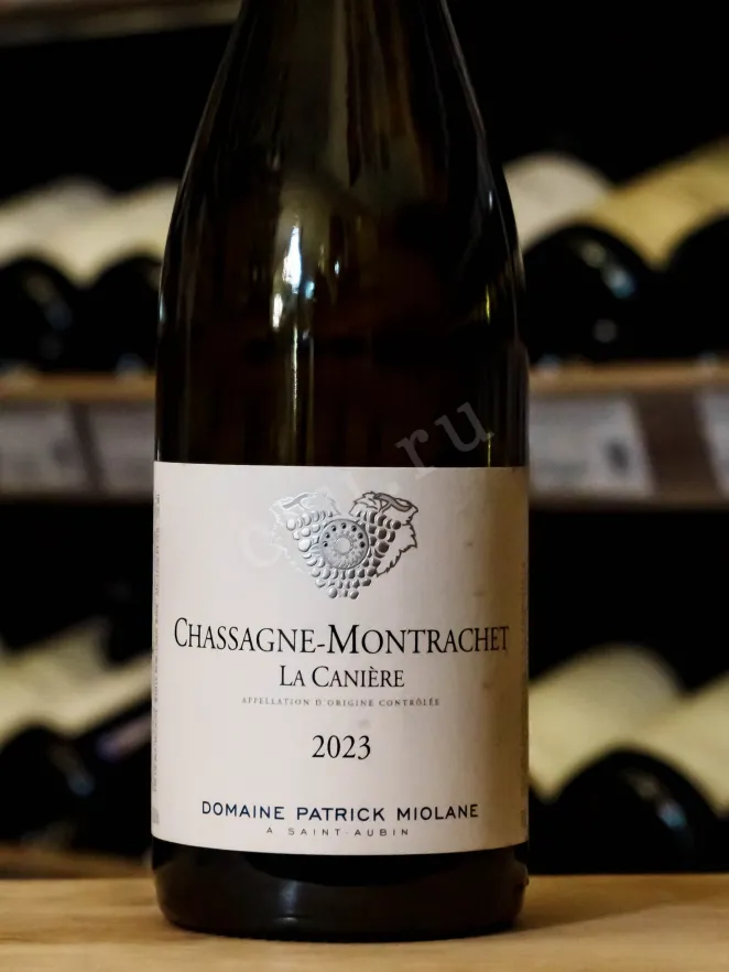 В магазине Крю Профи Domaine Patrick Miolane La Caniere Chassagne Montrachet Saint Aubin AOC 2023 0.75 л