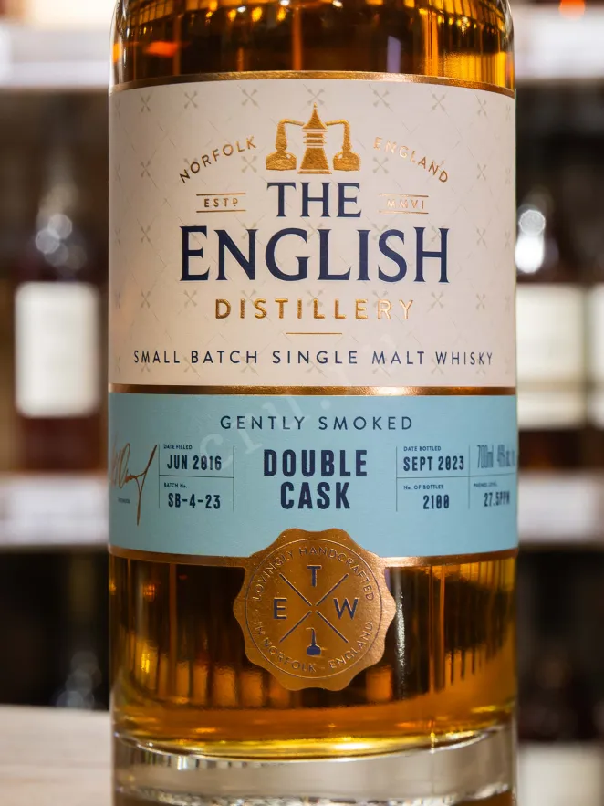 В магазине Крю Профи English Gently Smoked Double Cask Single Malt in gift box 0.7 л