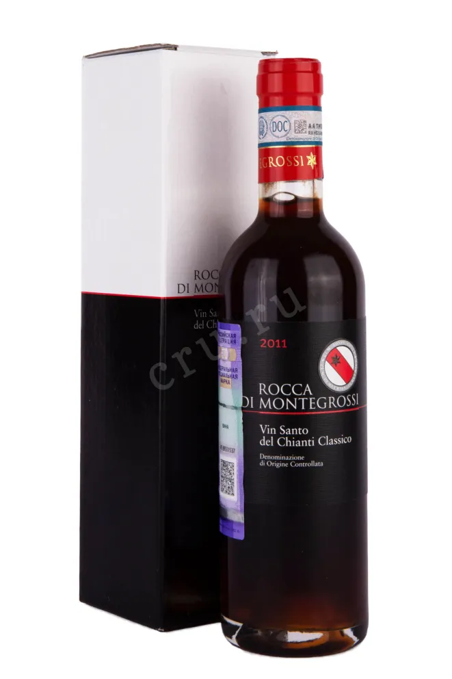 Вино Rocca di Montegrossi Vin Santo del Chianti Classico gift box 2011 0.375 л