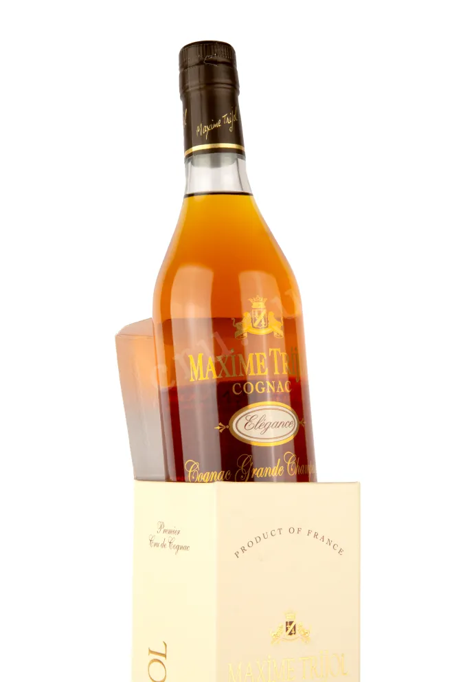 Коньяк Максим Трижоль Элеганс 0,7 в подарочной коробке