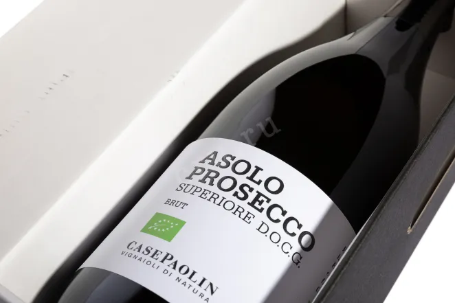 В подарочной коробке Case Paolin Asolo Prosecco Superiore Brut 2023 1.5 л