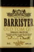 Этикетка Barrister Old Tom 0.05 л