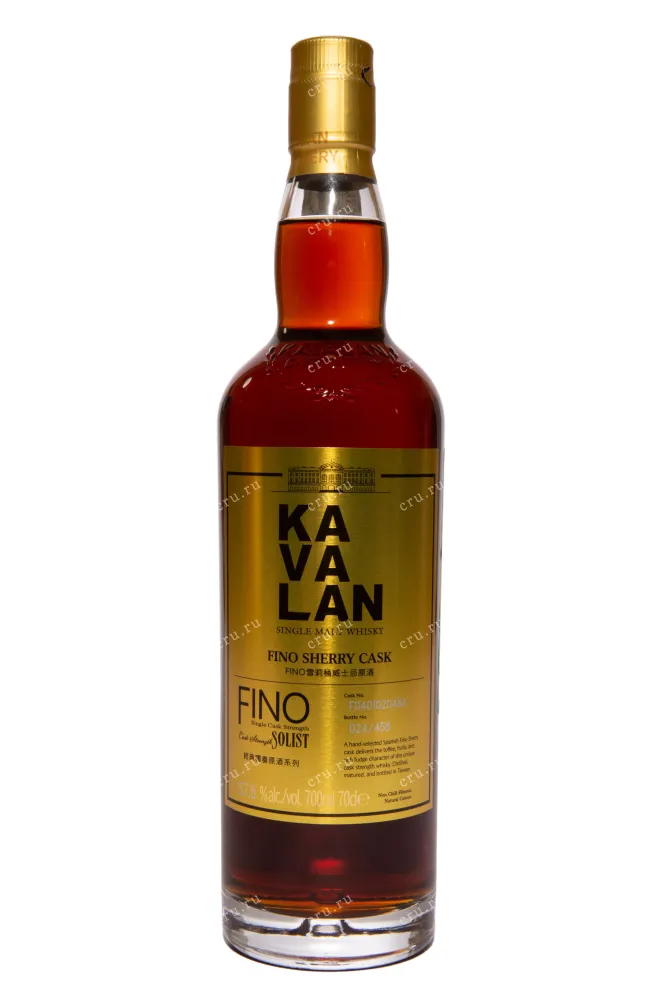 Бутылка Kavalan Solist Fino Sherry Cask gift box 0.7 л
