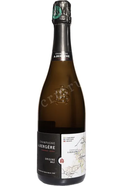 Шампанское A. Bergere Origine 2022 0.75 л