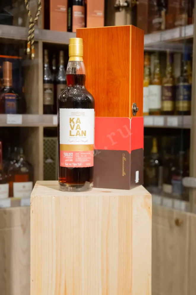 В магазине Крю Профи Kavalan Solist Manzanilla Single Cask wooden box 0.75 л