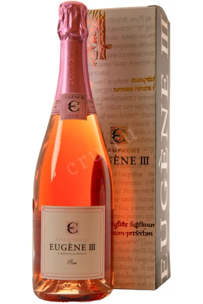 Шампанское Eugene III Rose Brut gift box 2017 0.75 л