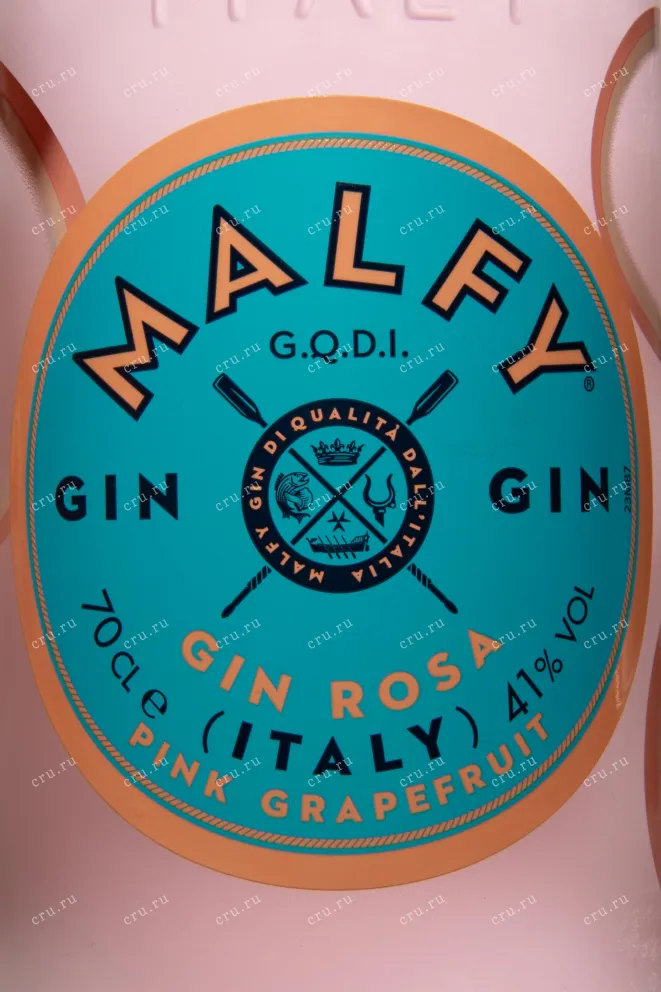 Этикетка Malfy Con Rosa 0.7 л