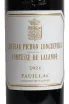 Этикетка Chateau Pichon Longueville Comtesse de Lalande Grand Cru Classe Pauillac