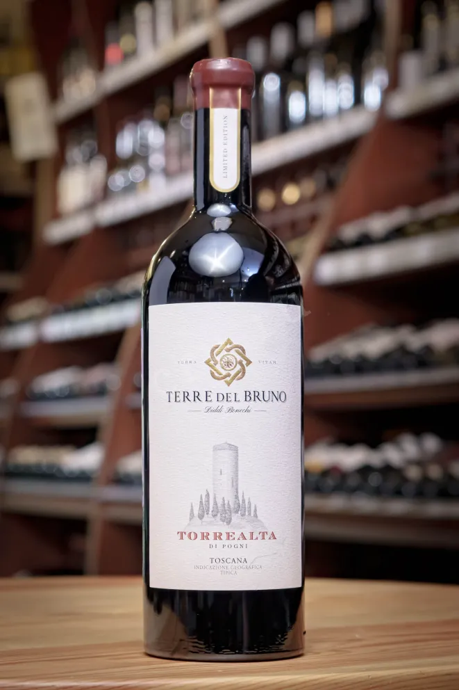 В магазине Крю Профи Terre del Bruno Torrealta Toscana wooden box 2021 0.75 л