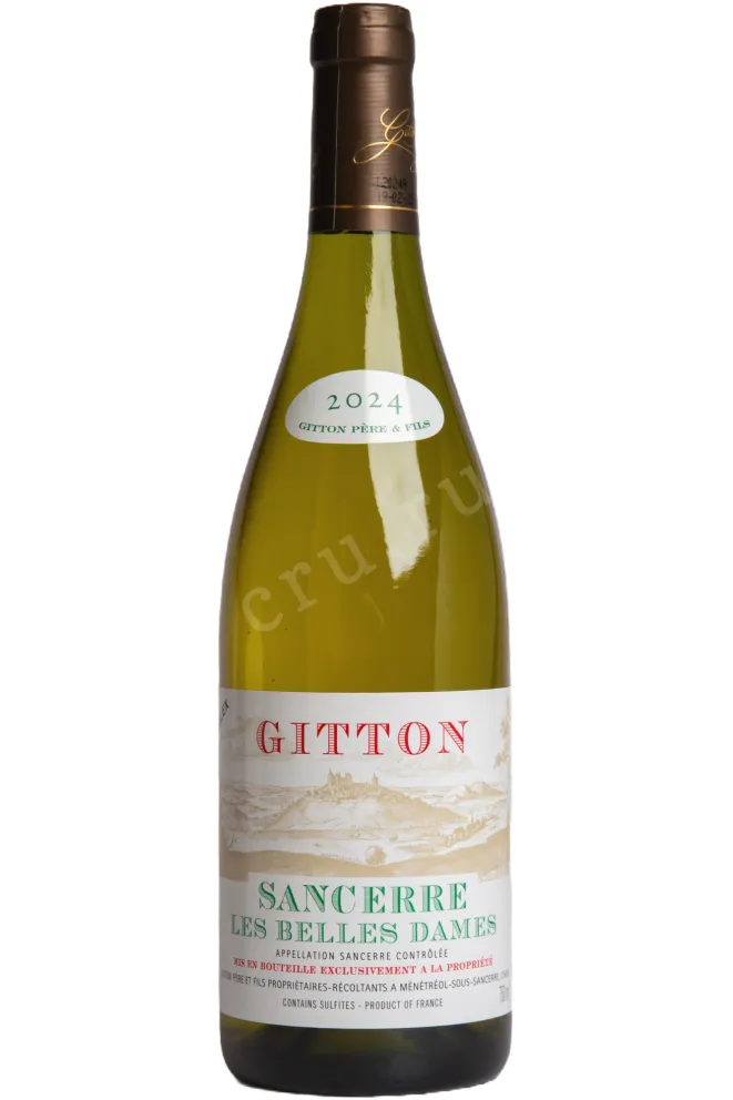Вино Gitton Pere & Fils Sancerre Les Belles 2023 0.75 л
