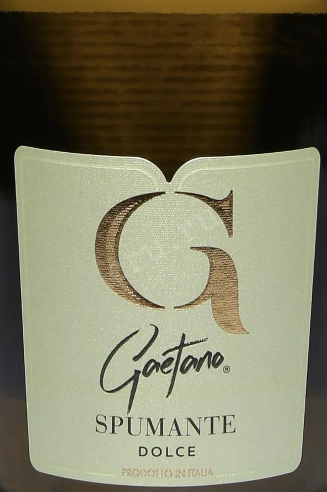 Этикетка Gaetano Spumante Dolce 2024 0.75 л