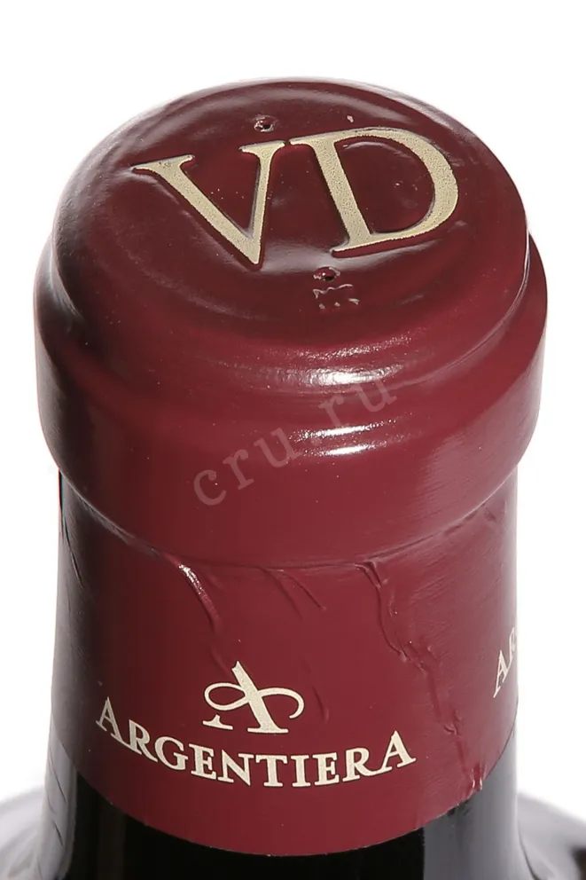 Пробка Argentiera Villa Donoratico Bolgheri Rosso DOC in wooden box 2022 6 л