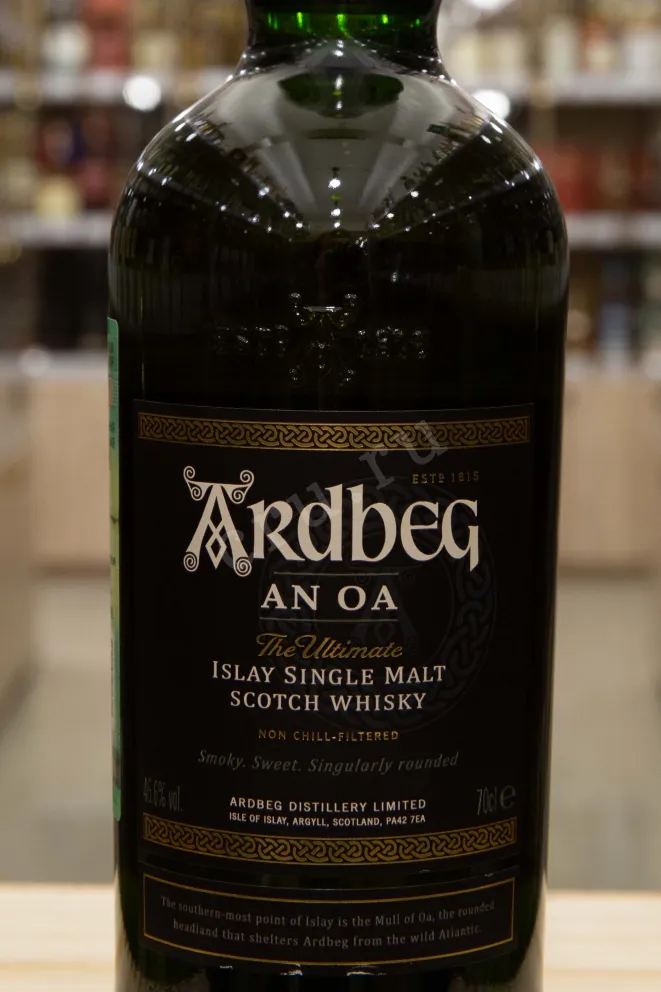 Этикетка Ardbeg An Oa 0.7 л