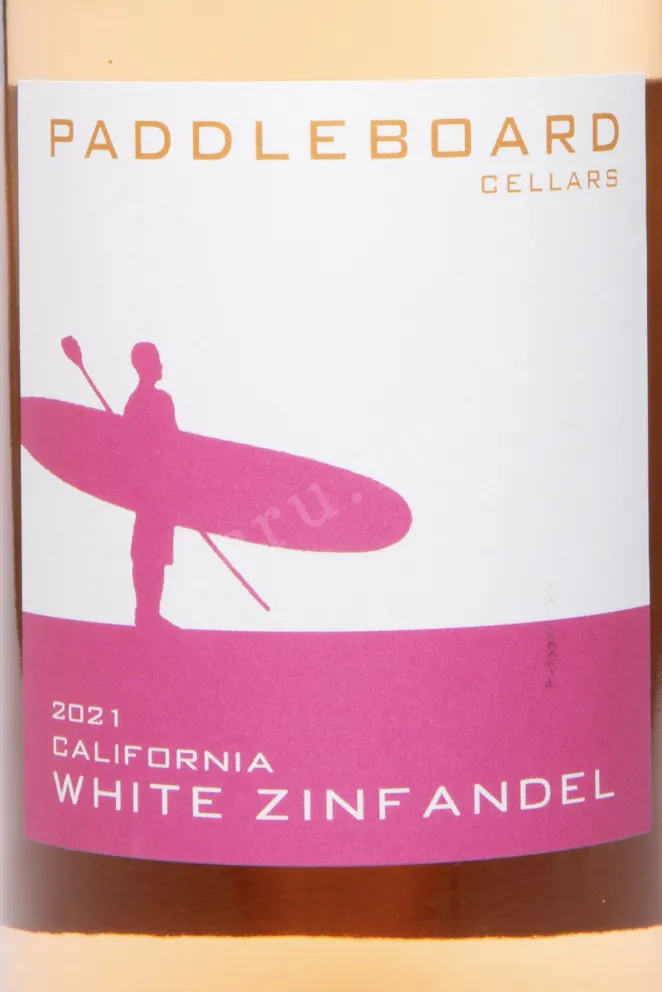 Этикетка Paddleboard Cellars White Zinfandel 2021 0.75 л