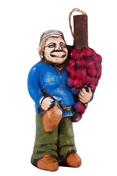 Вино GCW Alazani valley Red Semi-sweet in ceramic bottle Winemaker 2023 0.75 л