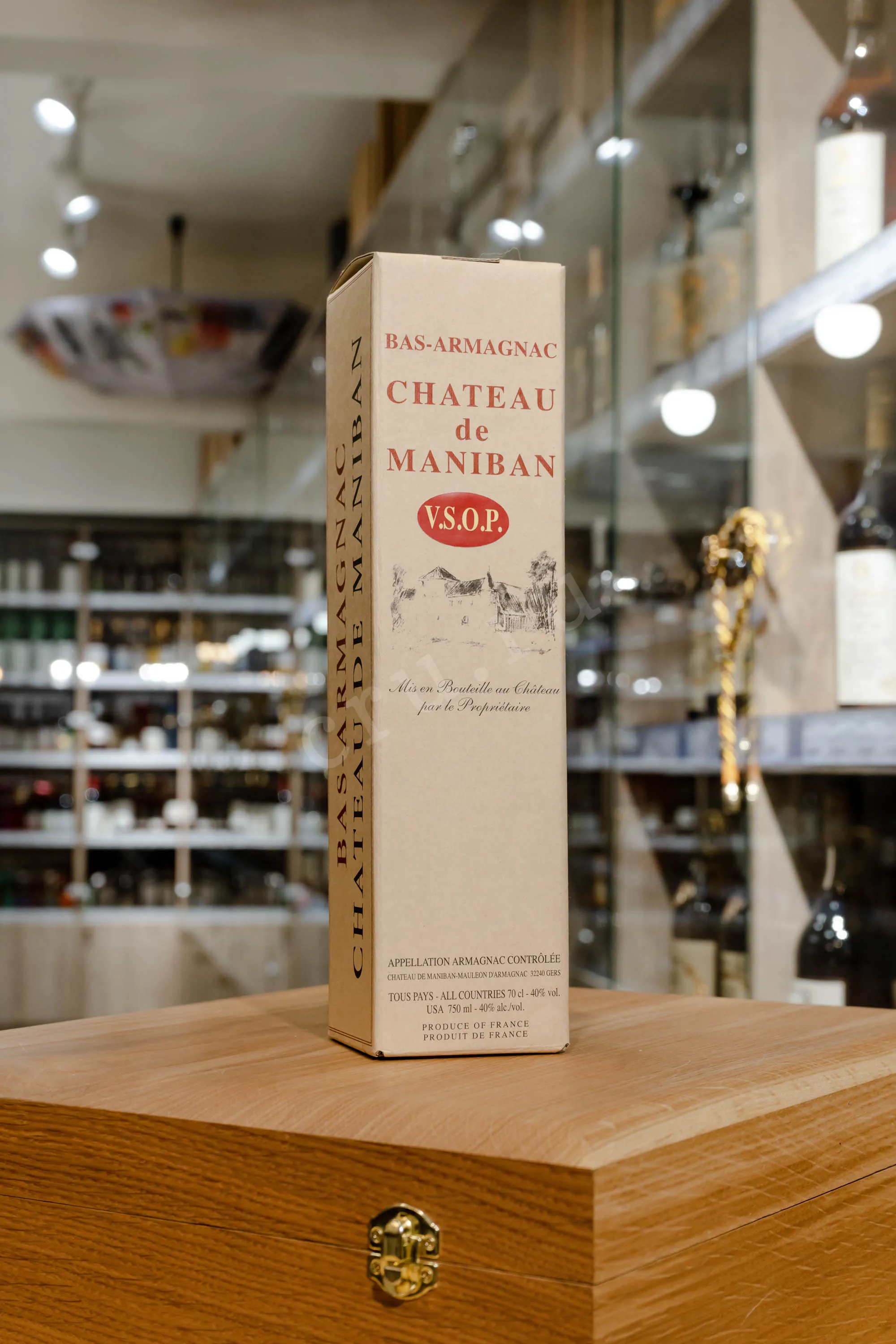 Chateau de Maniban VSOP 0.7 л купить - Арманьяк Шато де Манибан