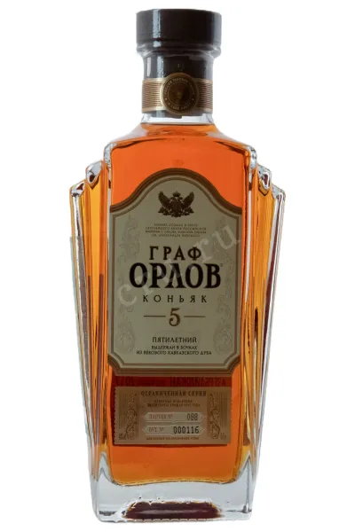 Коньяк Граф Орлов пятилетний   0.5 л