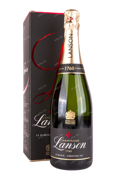 Шампанское Lanson Le Black Creation 257 gift box 2017 0.75 л