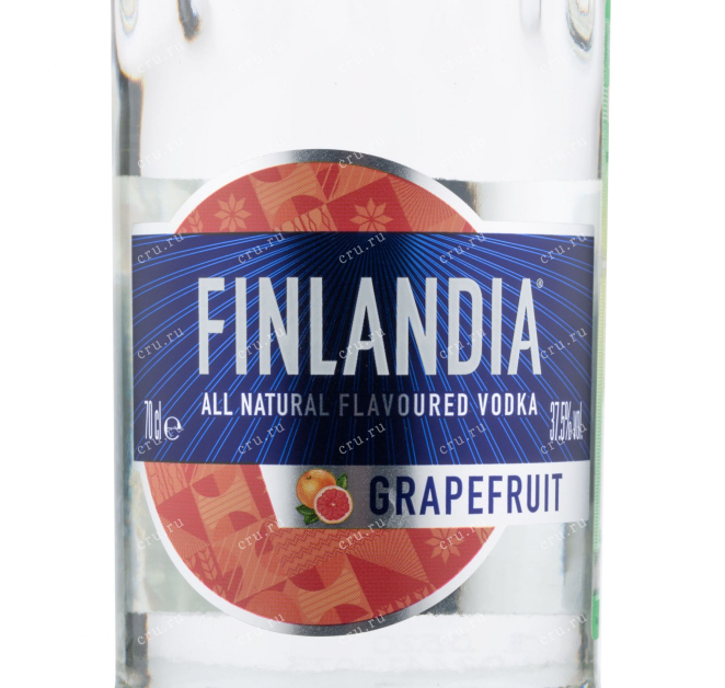 Этикетка водки Finlandia Grapefruit 0.7