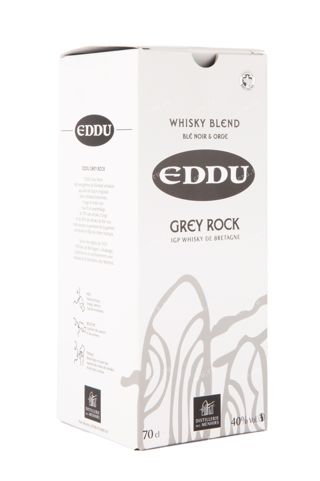 Подарочная упаковка виски Эдду Грей Рок 0.7