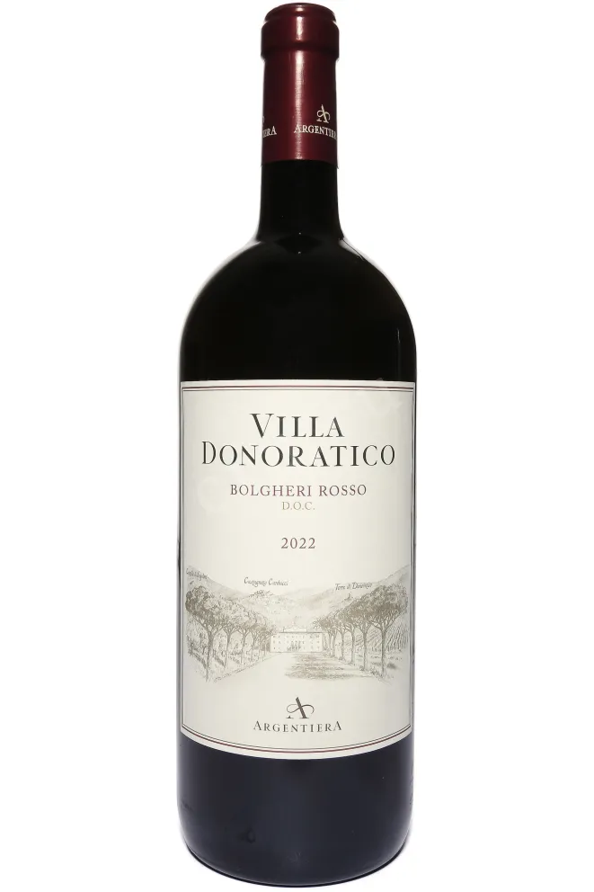 Бутылка Argentiera Villa Donoratico Bolgheri Rosso in gift box 2022 1.5 л