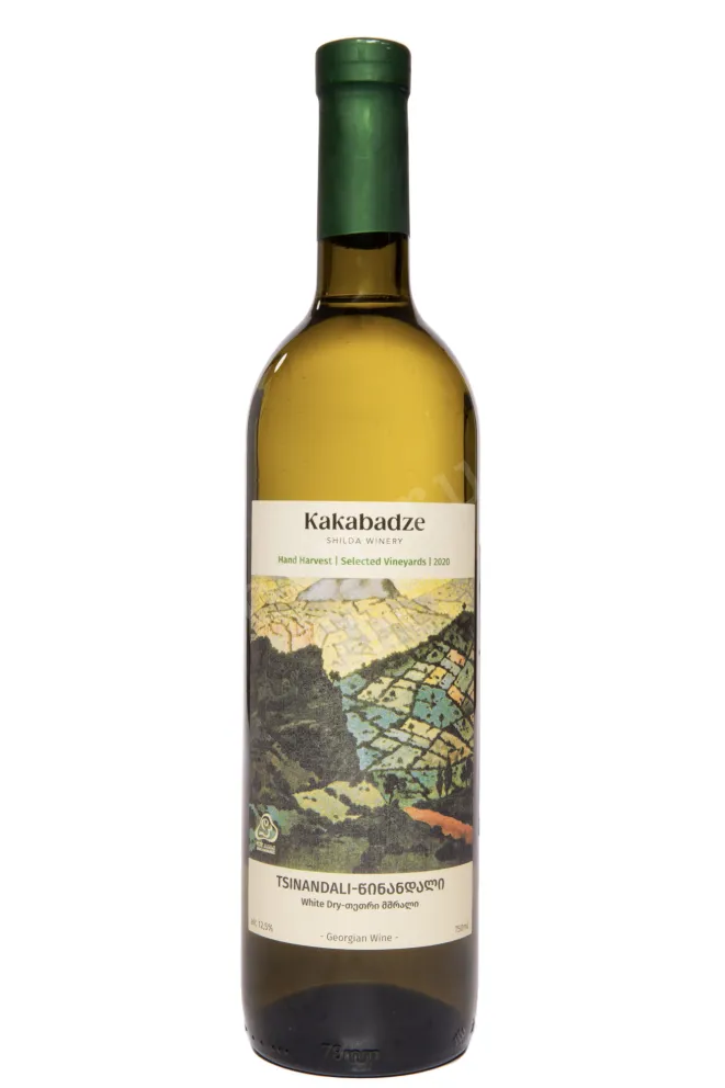 Вино Kakabadze Tsinandali 2020 0.75 л