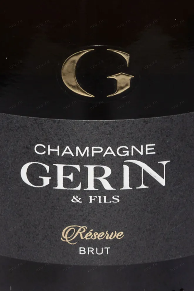 Этикетка Gerin & Fils Reserve Brut in gift box 2022 0.75 л