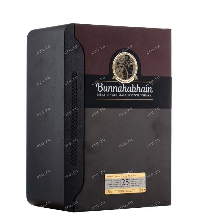 Подарочная коробка виски Буннахавэн 25 лет 0.7