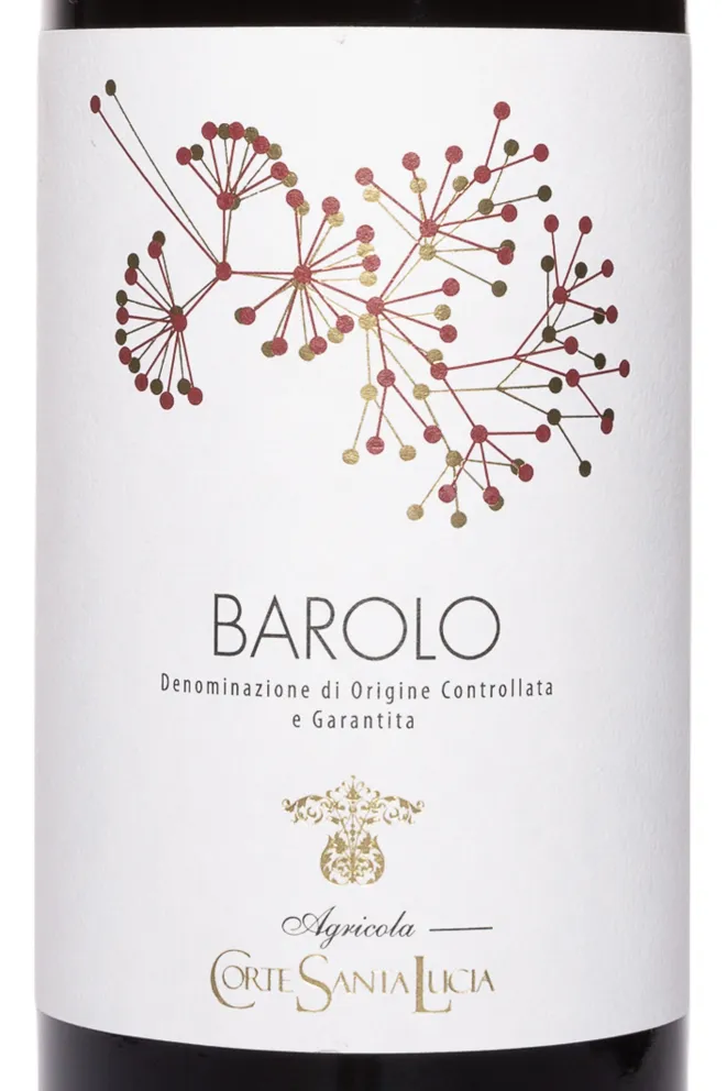 Этикетка Barolo Corte Santa Lucia 2017 0.75 л