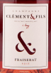 Этикетка игристого вина Clement & Fils Fraiserat Rose 0.75 л