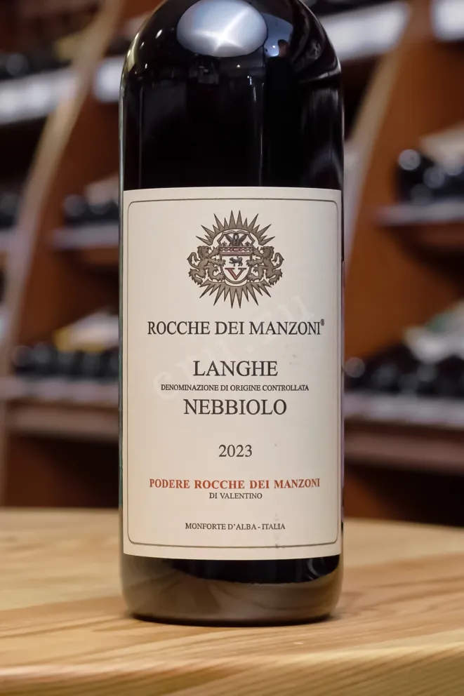 В магазине Крю Профи Rocche Dei Manzoni Nebbiolo Langhe DOC 2023 0.75 л
