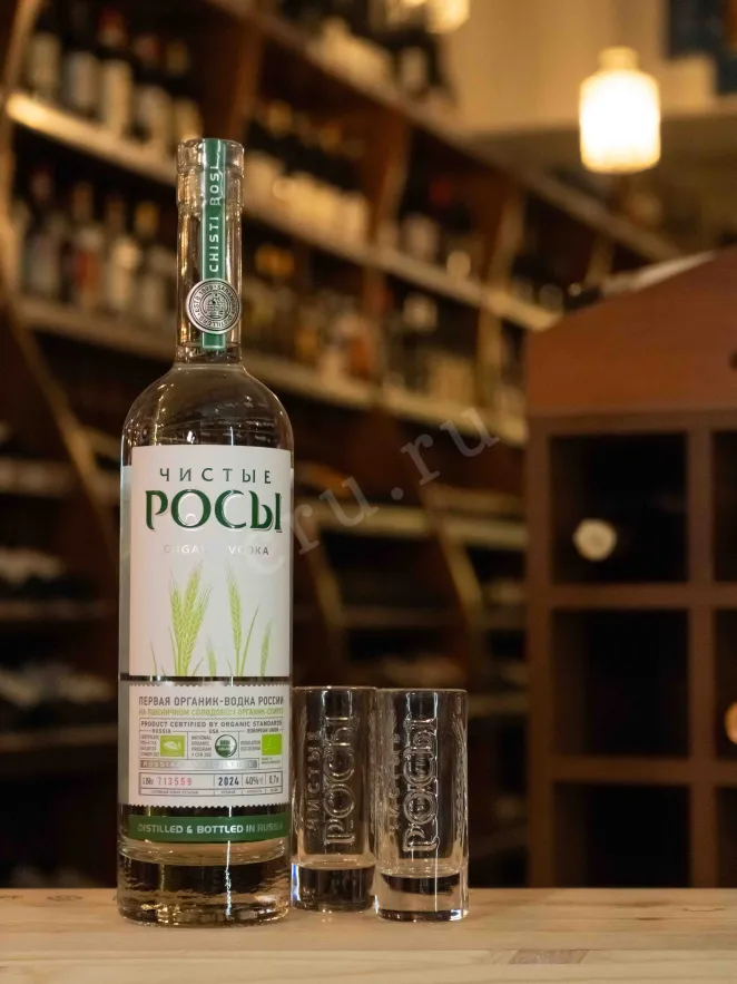 В магазине Крю Профи Chisti Rosi in gift box with 2 glasses 0.7 л