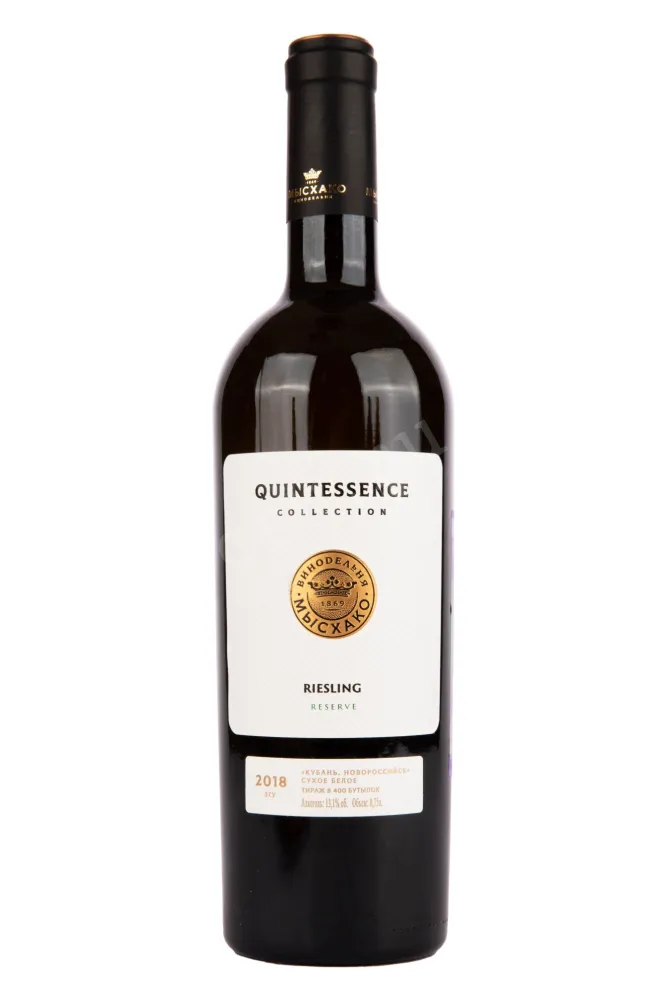 Вино Мысхако Квинтессенция Рислинг Резерв 2018 0.75 л