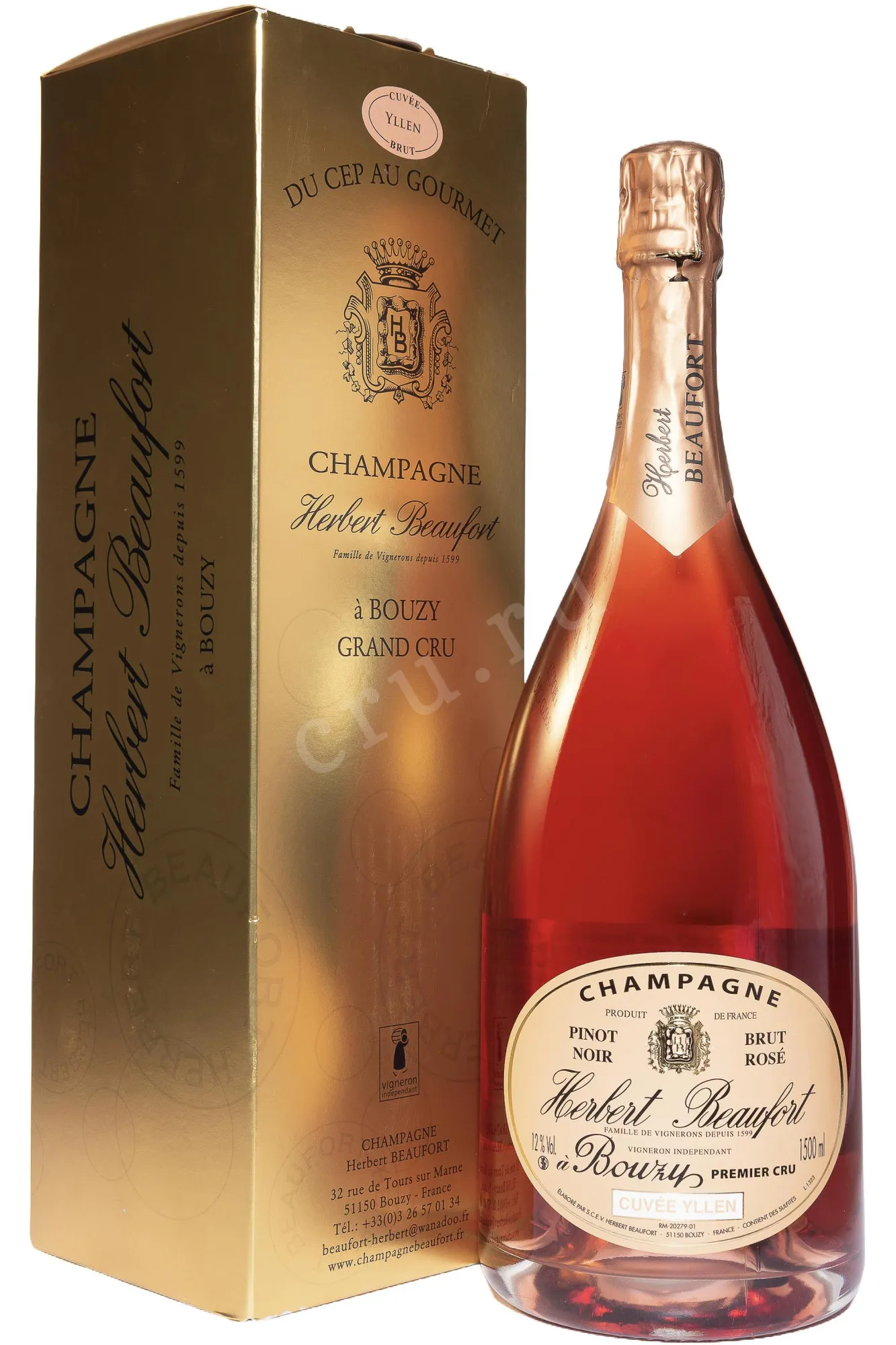 Фото — Шампанское Herbert Beaufort Cuvee Yllen 2022 1.5 л