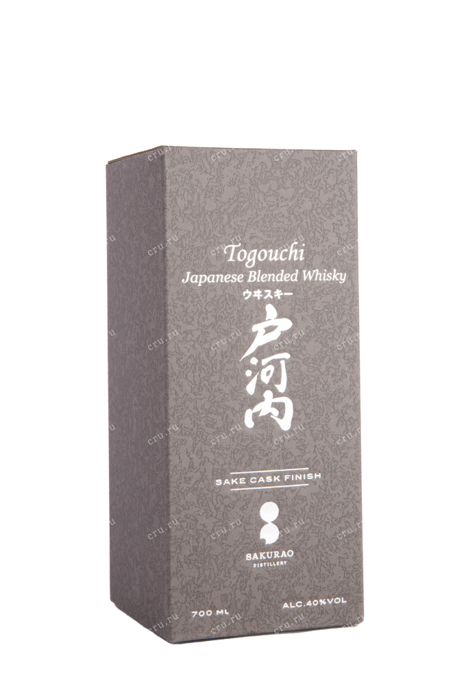 Подарочная коробка Togouchi Sake Cask Finish with gift box 0.7 л