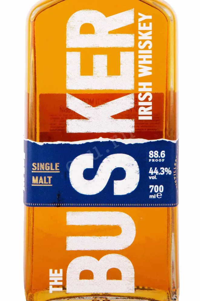 Этикетка The Busker Single Malt 0.7 л