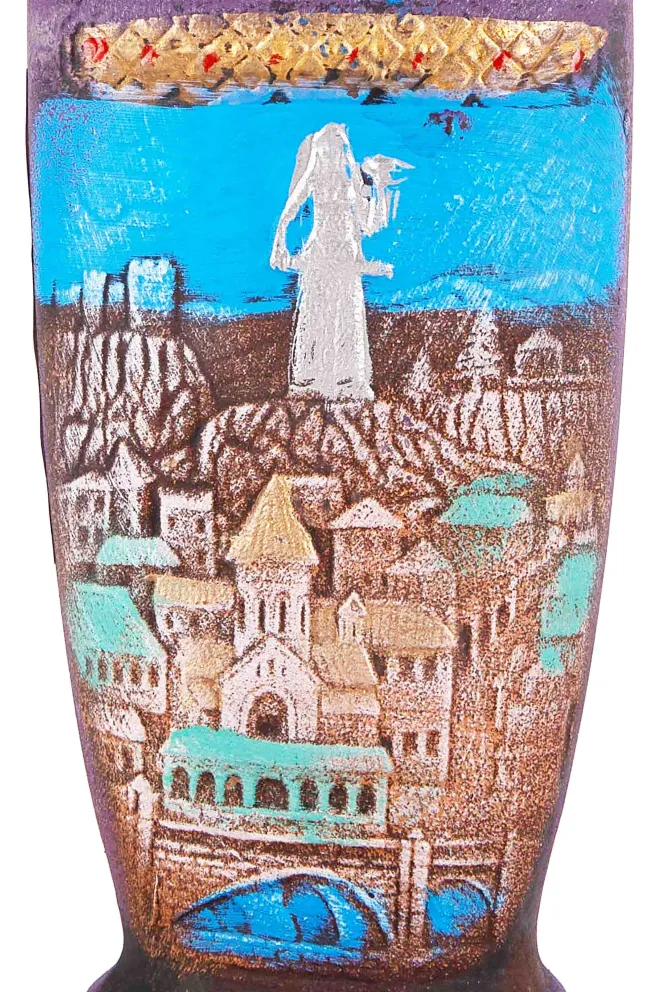 Бутылка GCW Kindzmarauli ceramic bottle 2023 0.75 л