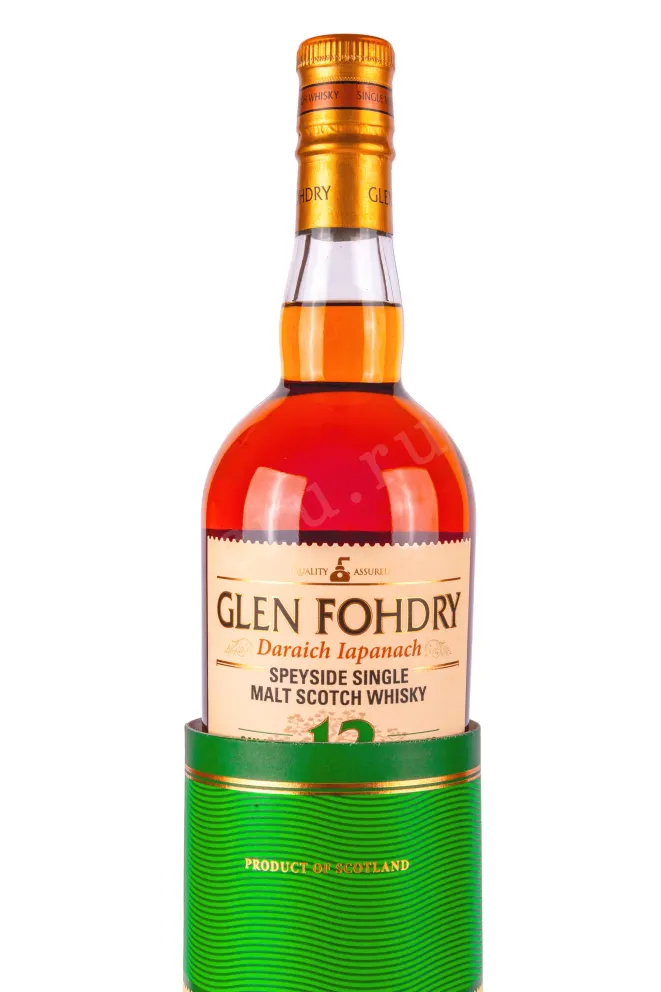 В тубе Glen Fohdry 12 years oak cask in tube 0.75 л