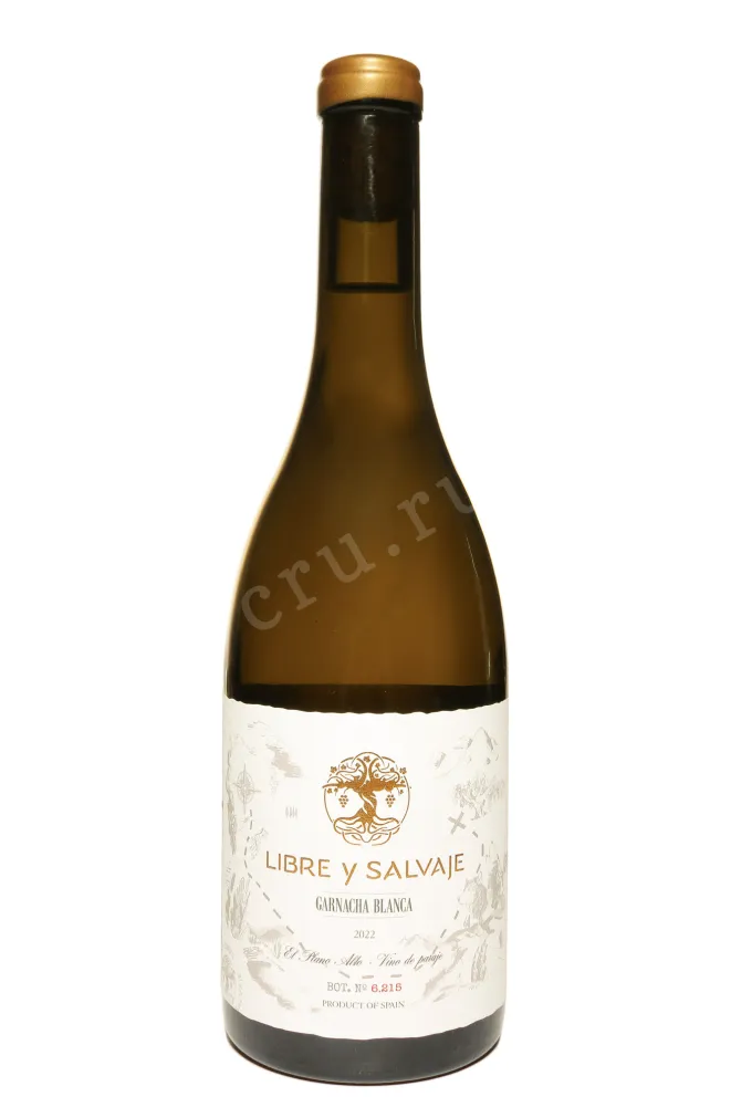 Вино Libre y Salvaje Garnacha Blanca 2022 0.75 л