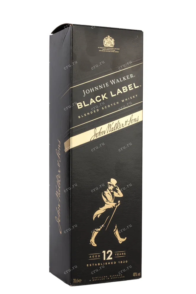 Виски Johnnie Walker Black Label 12 years gift box  0.7 л