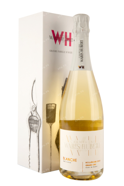Шампанское Waris Hubert Blanche Grand Cru Millésime in gift box 2014 0.75 л