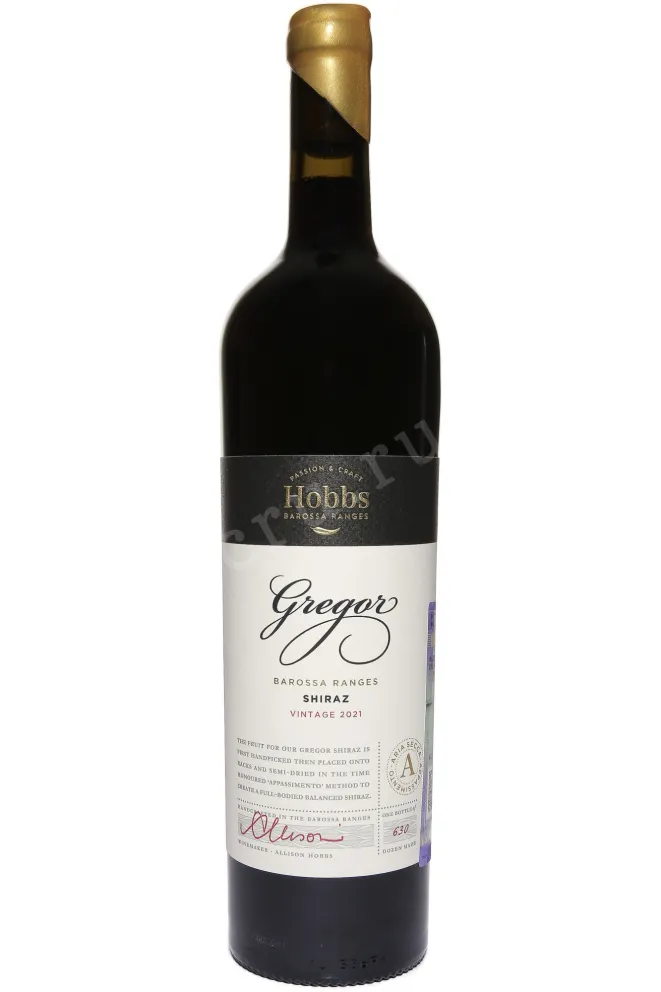 Вино Hobbs Gregor Shiraz 2021 0.75 л
