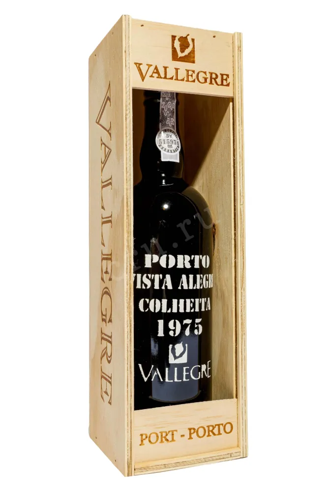 Деревянная коробка Porto Kopke Alegre Colheita in Wooden Box 1975 0.75 л