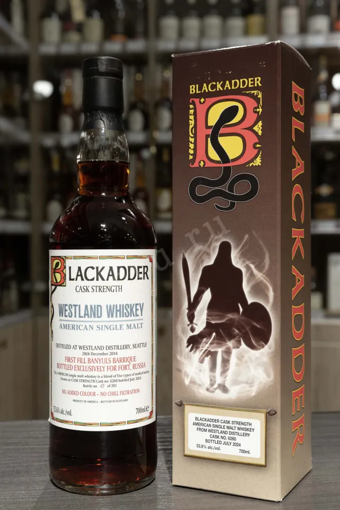 В магазине Крю Профи Blackadder Westland First Feel Banyuls Single Malt in gift box 0.7 л