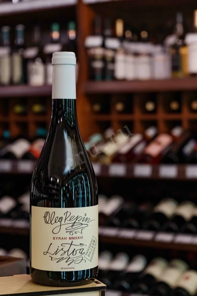 В магазине Крю Профи Oleg Repin Listva Syrah 2023 0.75 л