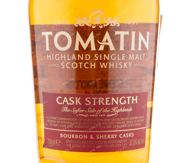Виски Tomatin Cask Strength  0.7 л
