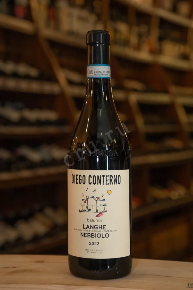 В магазине Крю Профи Diego Conterno Baluma Nebbiolo Langhe DOC 2023 0.75 л