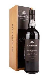 Портвейн Quinta da Romaneira Vintage in wooden box 2019 0.75 л