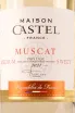 Этикетка Maison Castel Muscat Pays dOc 2021 0.75 л
